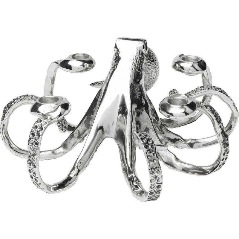 OCTOPUS candle holder silver