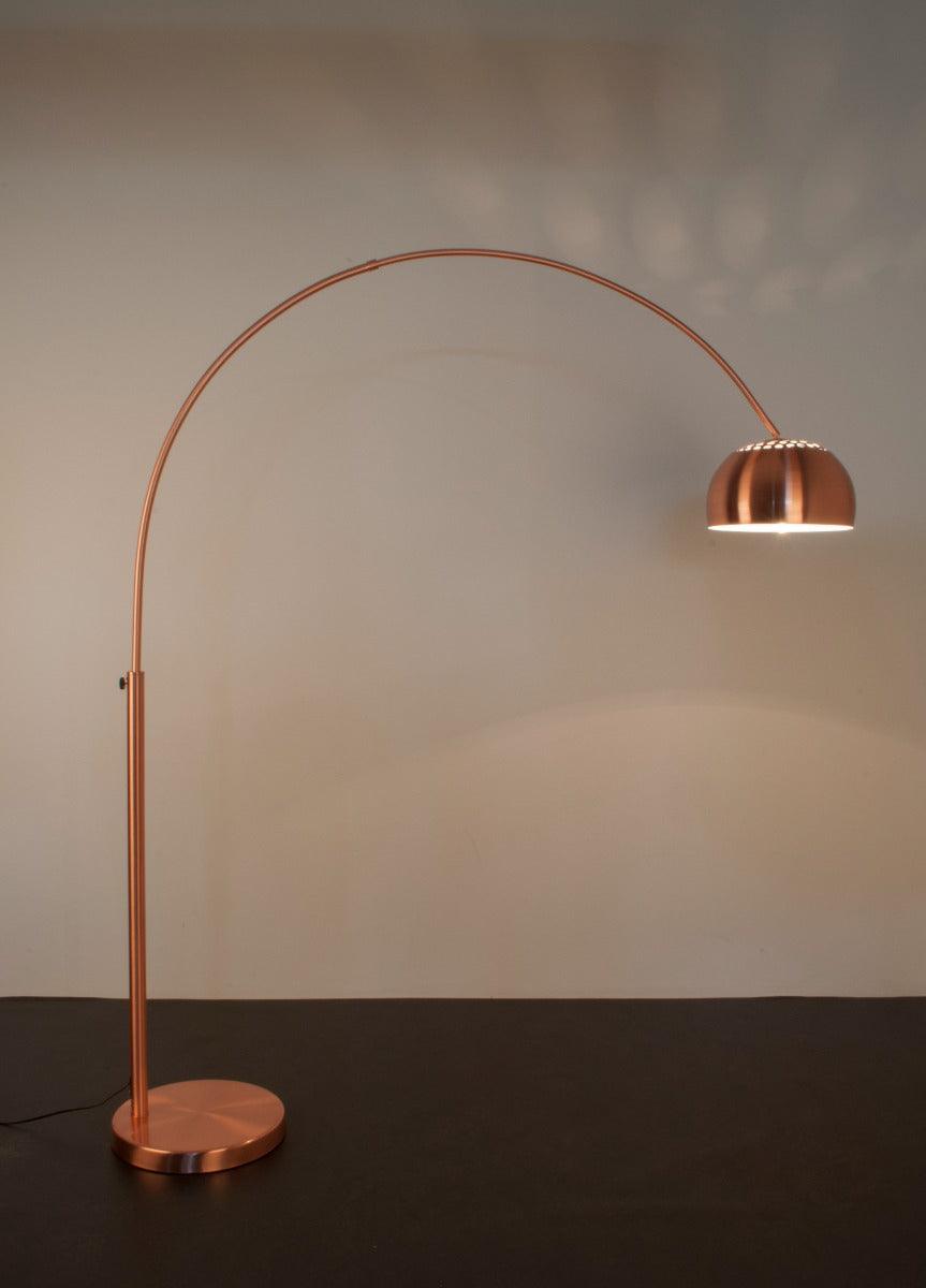 BOW floor lamp copper, Zuiver, Eye on Design