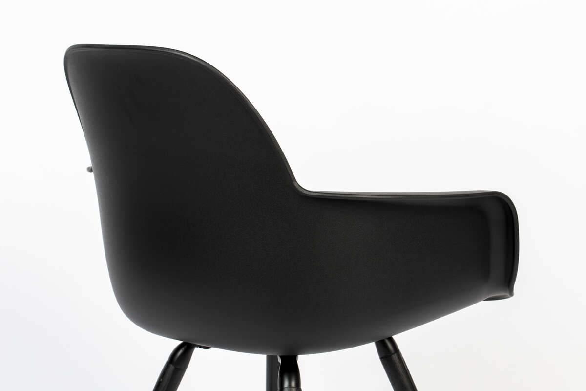 Chair with armrests ALBERT KUIP black, Zuiver, Eye on Design