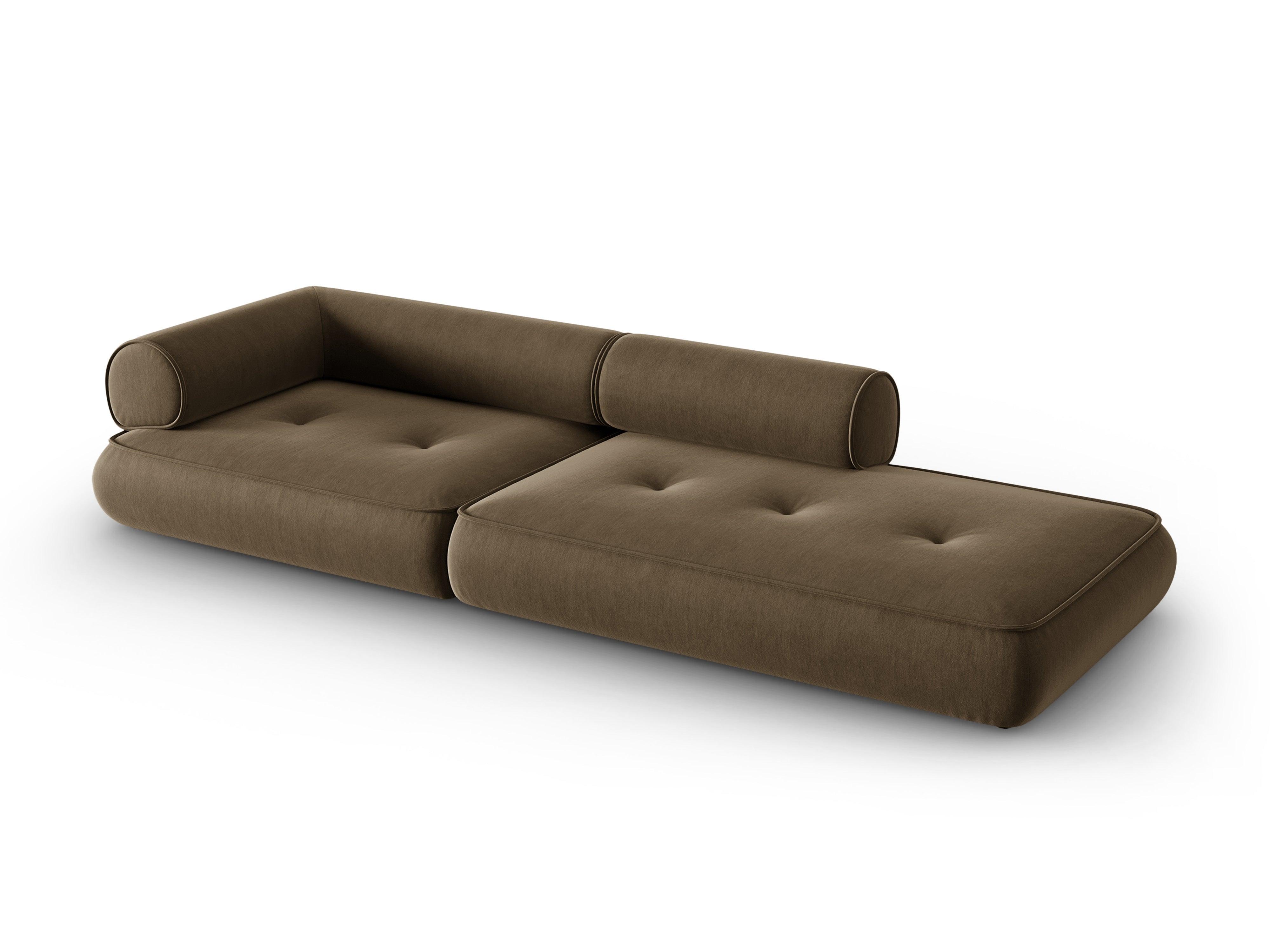 Modular Right Open Sofa, "Lily", 4 Seats, 292x105x74
 Made in Europe, Maison Heritage, Eye on Design