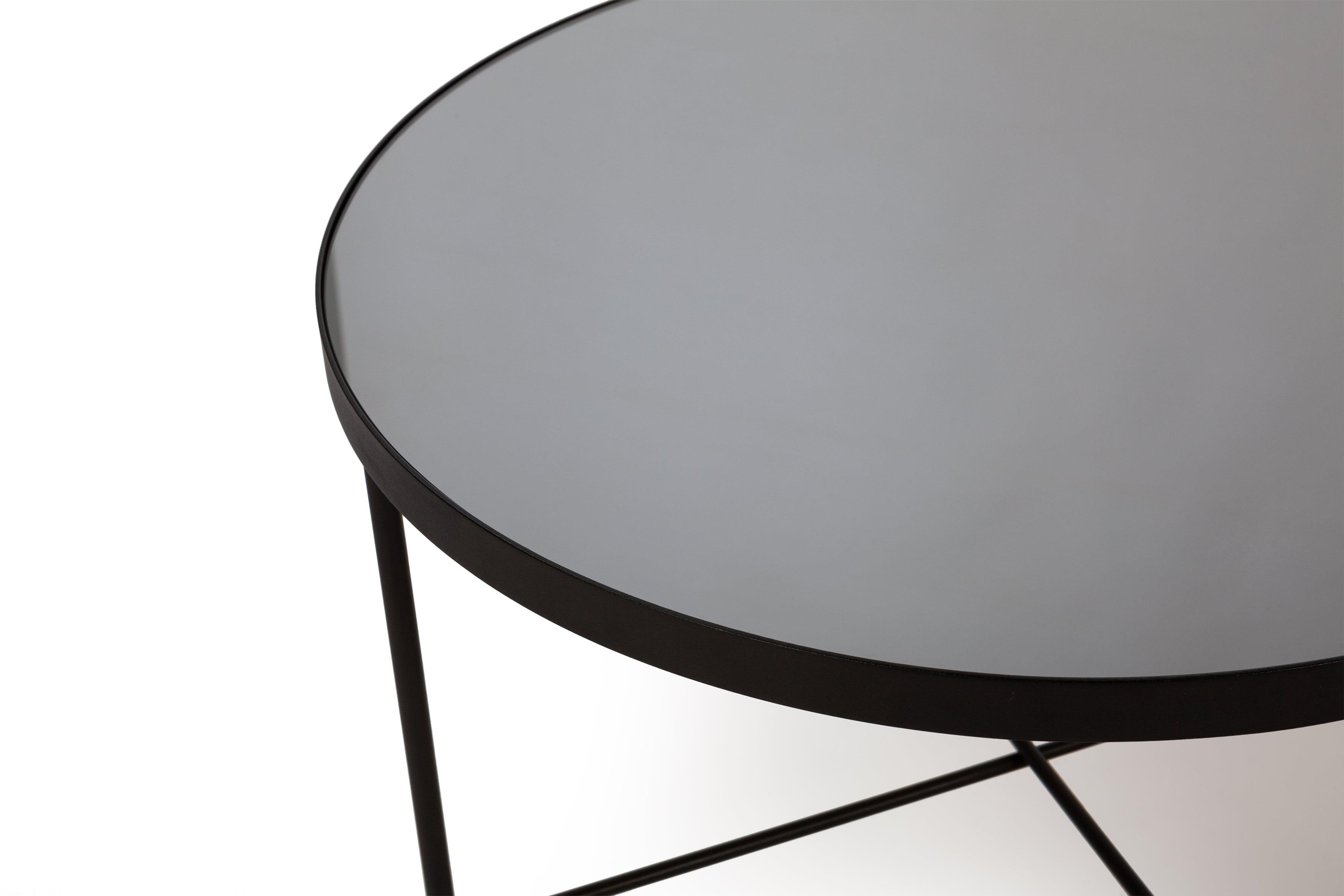 Coffee table HARSTAD #1 titanium mirror - Eye on Design