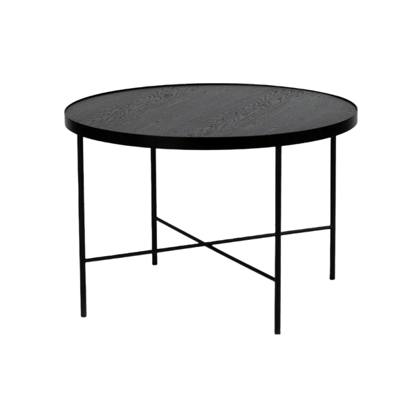 Coffee table HARSTAD # 2 black oak - Eye on Design