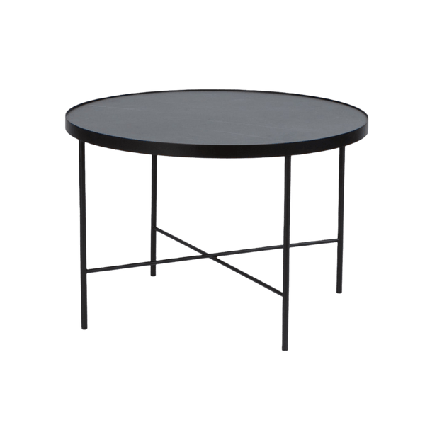 Coffee table HARSTAD #2 grey marble - Eye on Design