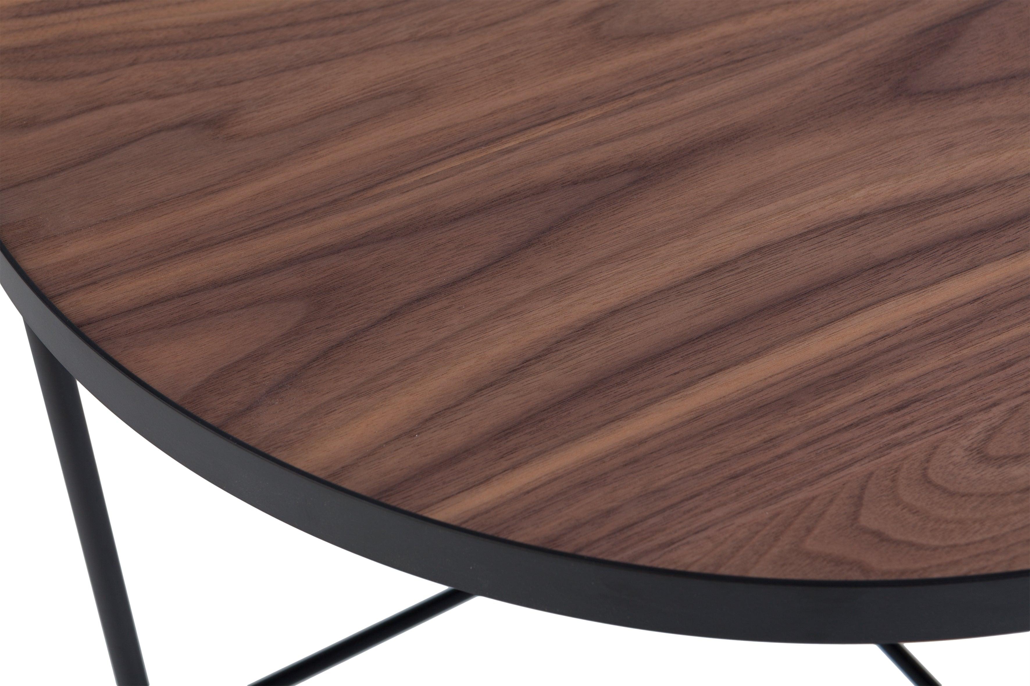 Coffee table HARSTAD #3 American walnut - Eye on Design