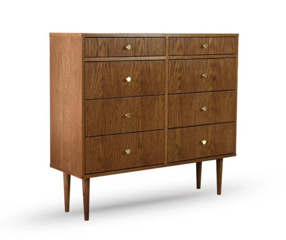 CORRIHIGH+ oak wood chest of drawers - Eye on Design