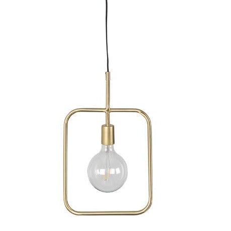 CUBO pendant lamp, gold, Dutchbone, Eye on Design