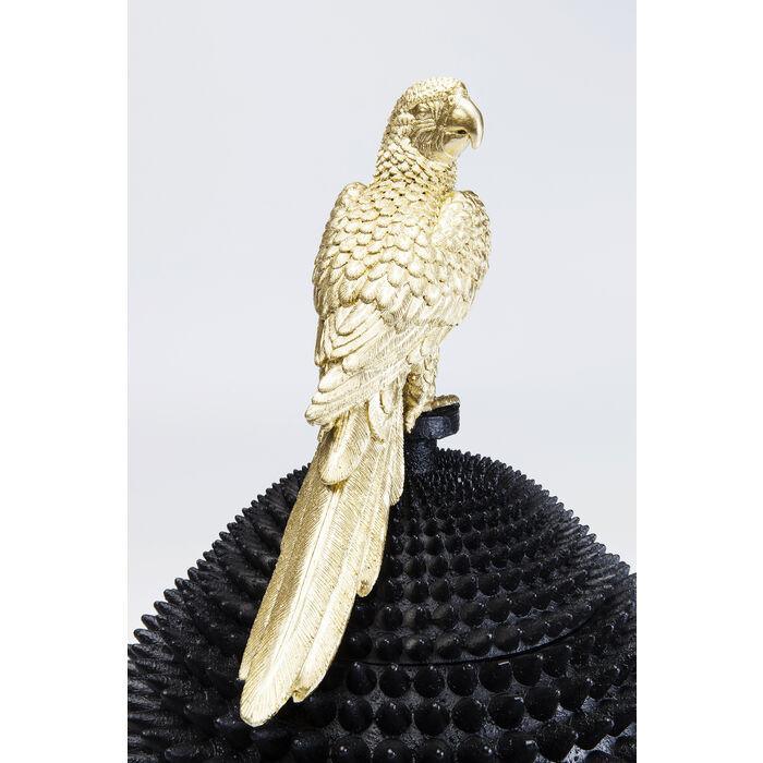 Dekoracyjny pojemnik PARROT czarny Kare Design    Eye on Design