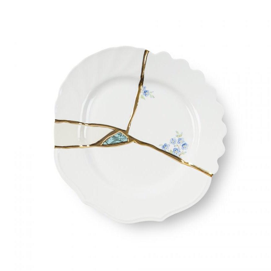 Dessert plate KINTSUGI #3 porcelain - Eye on Design