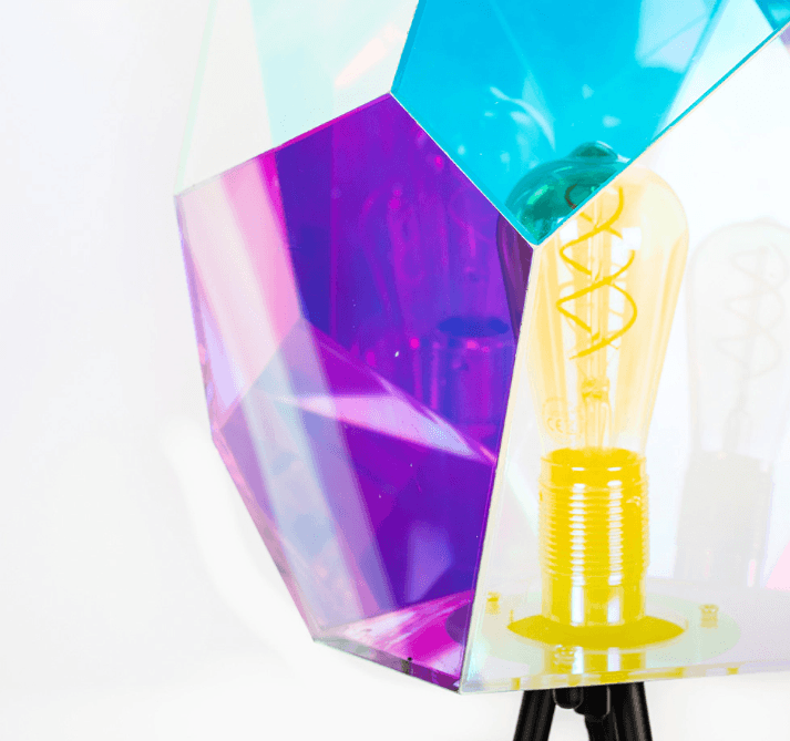 DIAMOND DEAR acrylic floor lamp - Eye on Design