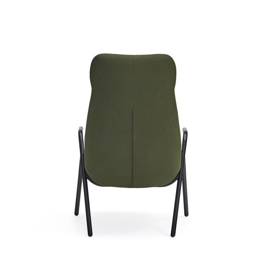 DINS high back armchair dark green - Eye on Design