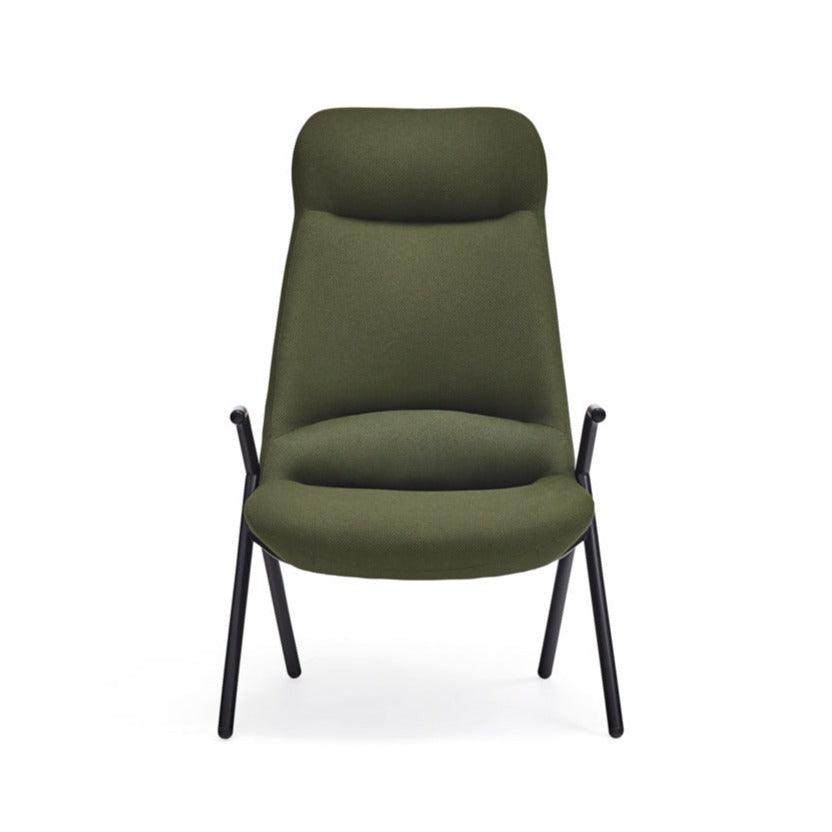 DINS high back armchair dark green - Eye on Design