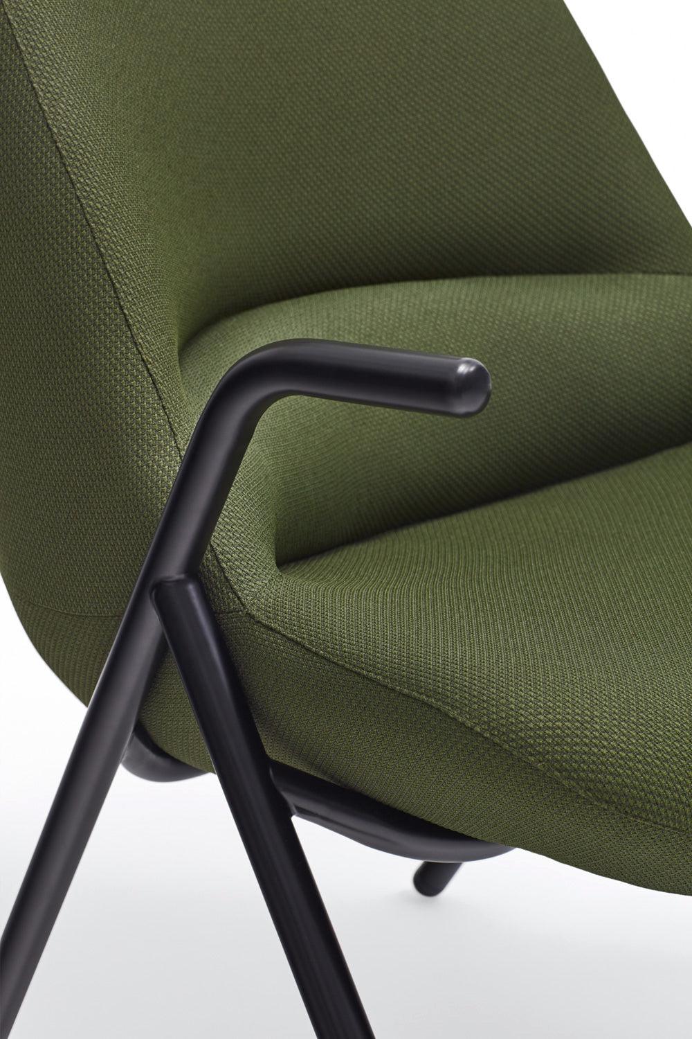 DINS high back armchair dark green - Eye on Design