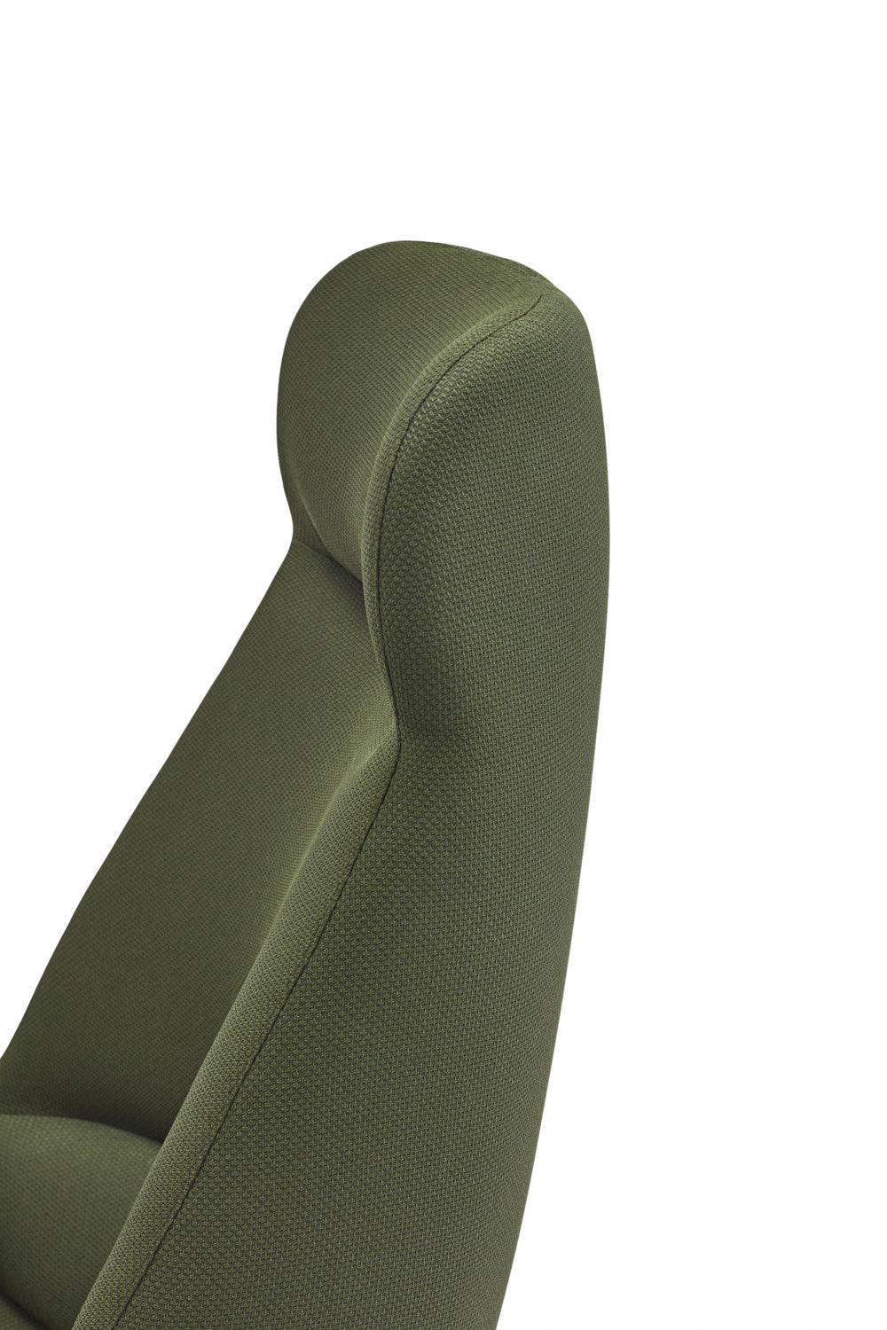 DINS high back armchair dark green - Eye on Design