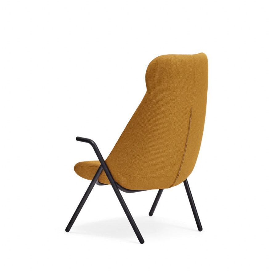 DINS high back armchair mustard - Eye on Design