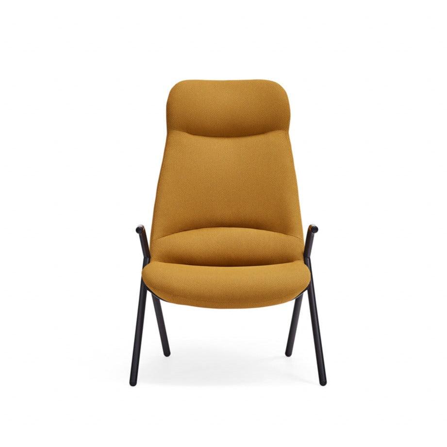 DINS high back armchair mustard - Eye on Design