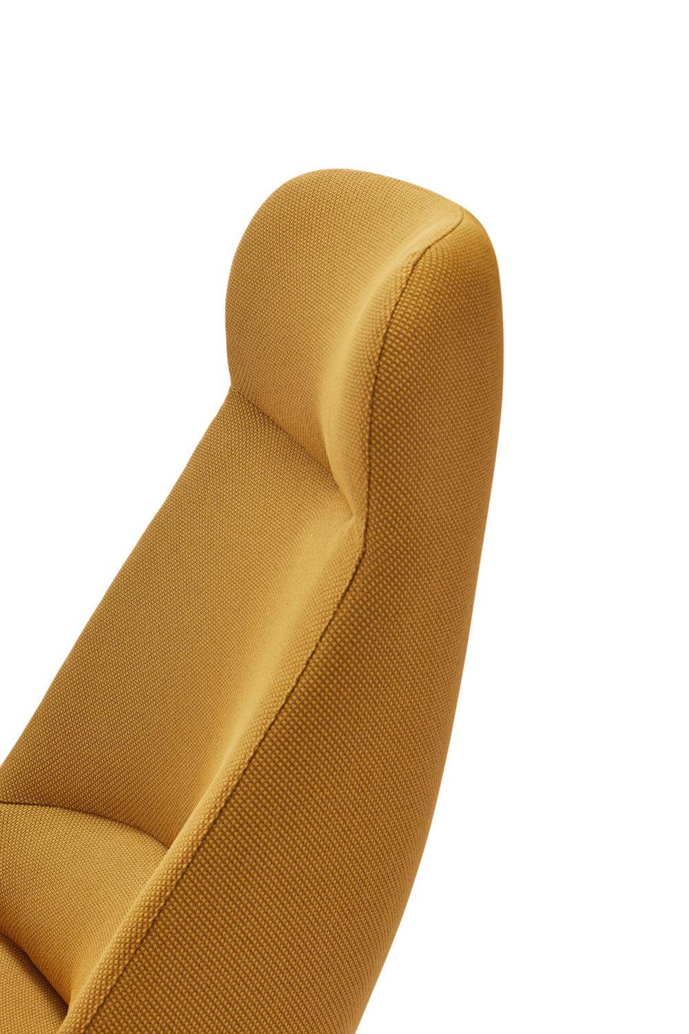 DINS high back armchair mustard - Eye on Design