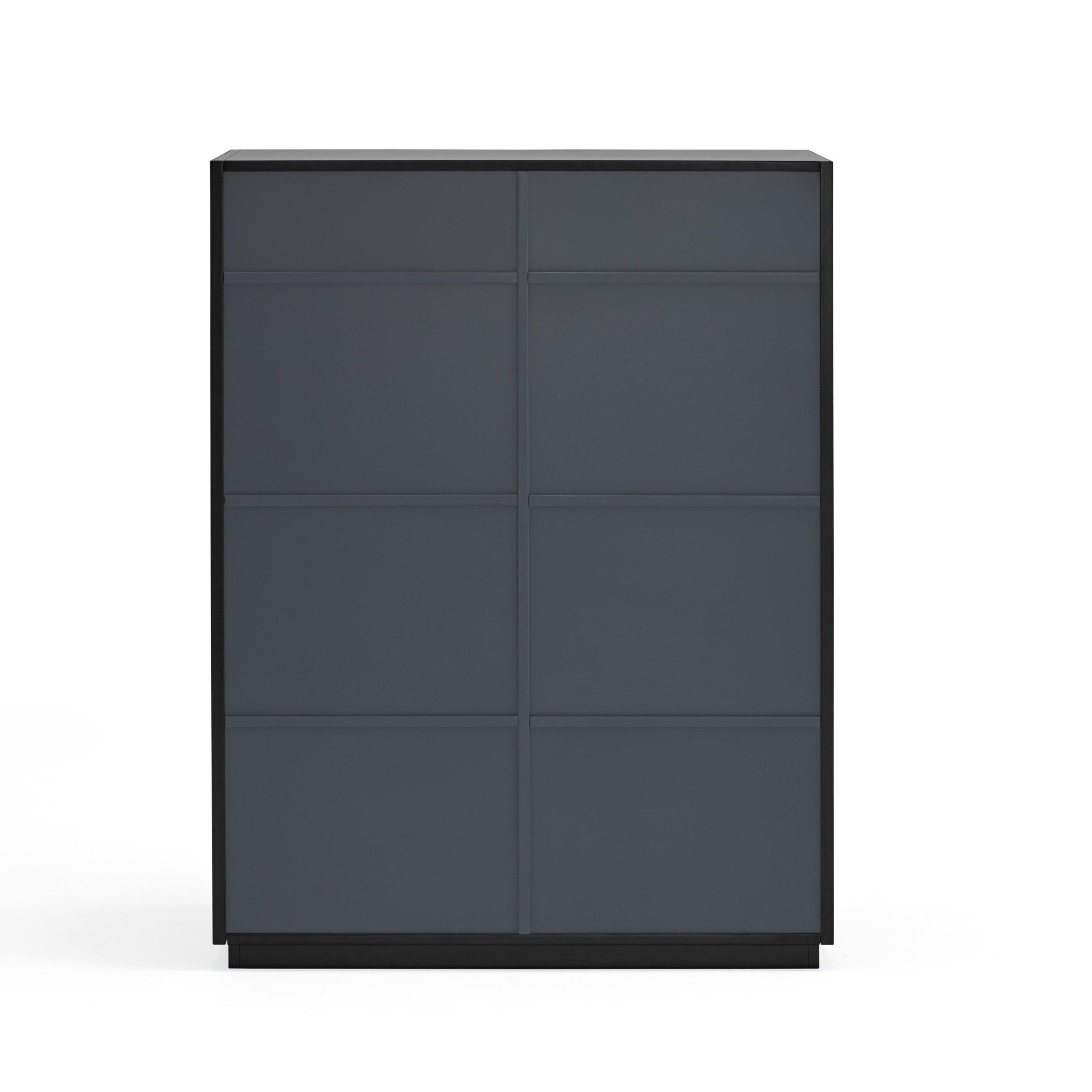 DORIC high chest of drawers black - Eye on Design