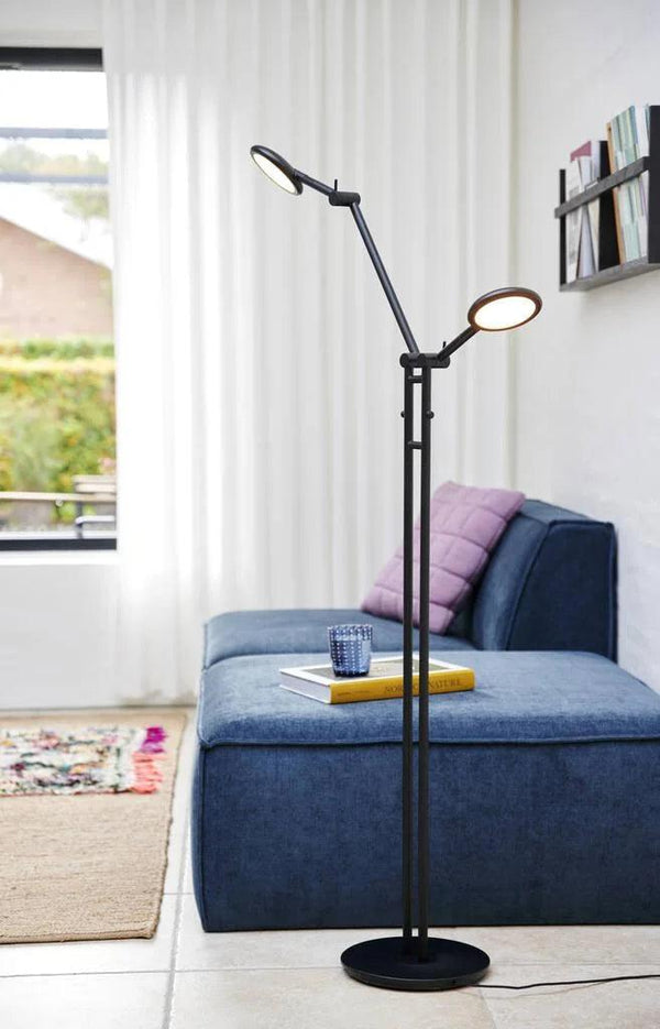 Double BEND floor lamp black - Eye on Design