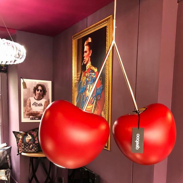Cherry lamp is a designer ceiling lamp, designed by Nina Zupanc. Intriguing, original and captivating shape. It will catch the eye of every guest, and its unusual design will be the icing on your cake.