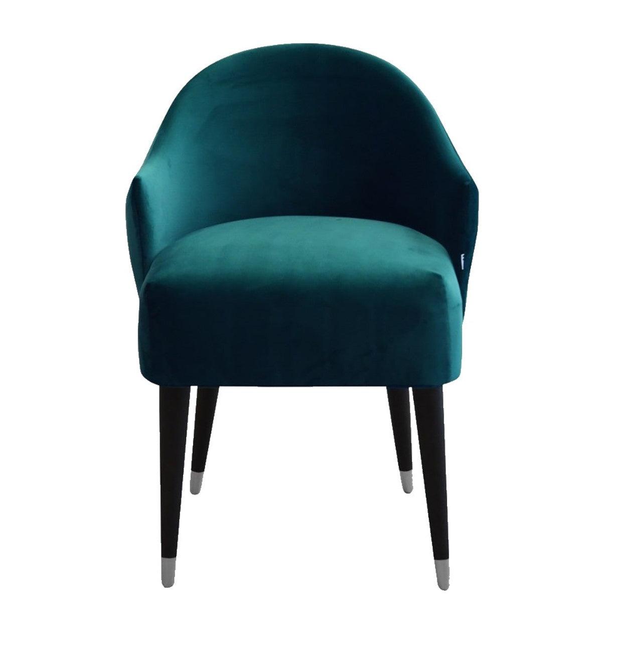 EMI VELVET turquoise armchair - Eye on Design