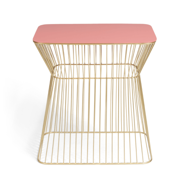 Side table NO OFFENCE pink, Bold Monkey, Eye on Design
