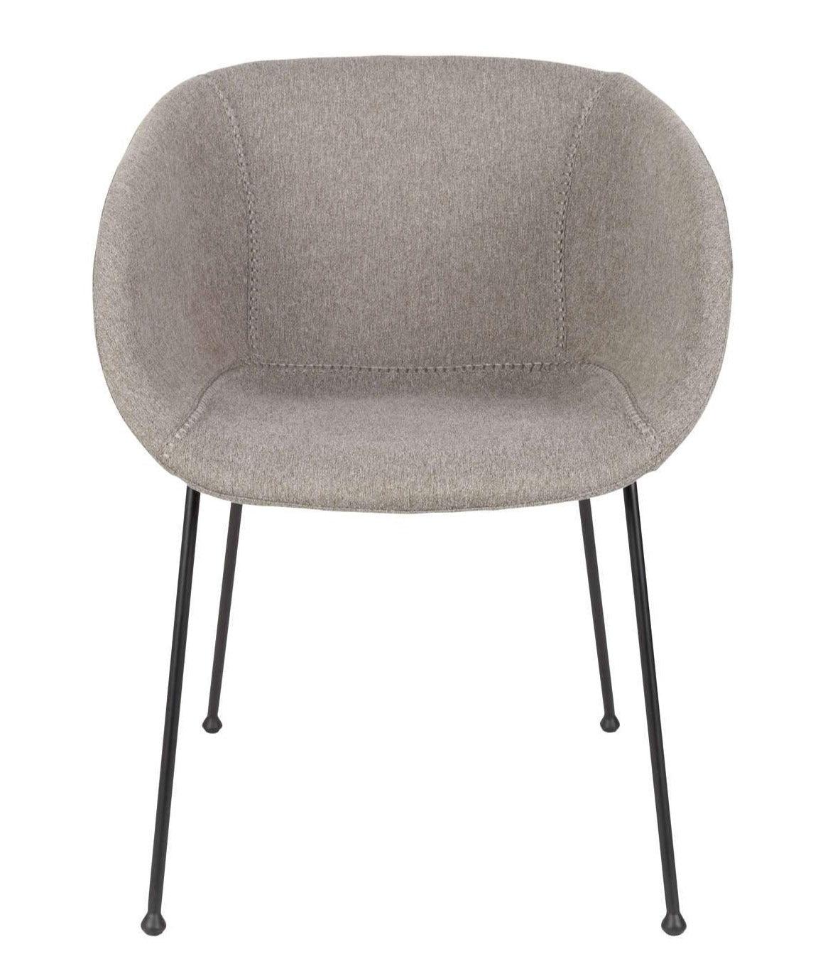 The Feston armchair is an extremely interesting piece of furniture, it is unearthly elegant and very practical. Subdued colors do not overwhelm the interior, but complements them in a subtle, modern living room, a loft dining room and a classic office. High -quality metal legs, painted with a black powder method, subthesively finished seating in gray with eucalyptus plywood. Thanks to the materials used, it provides extraordinary comfort of use.