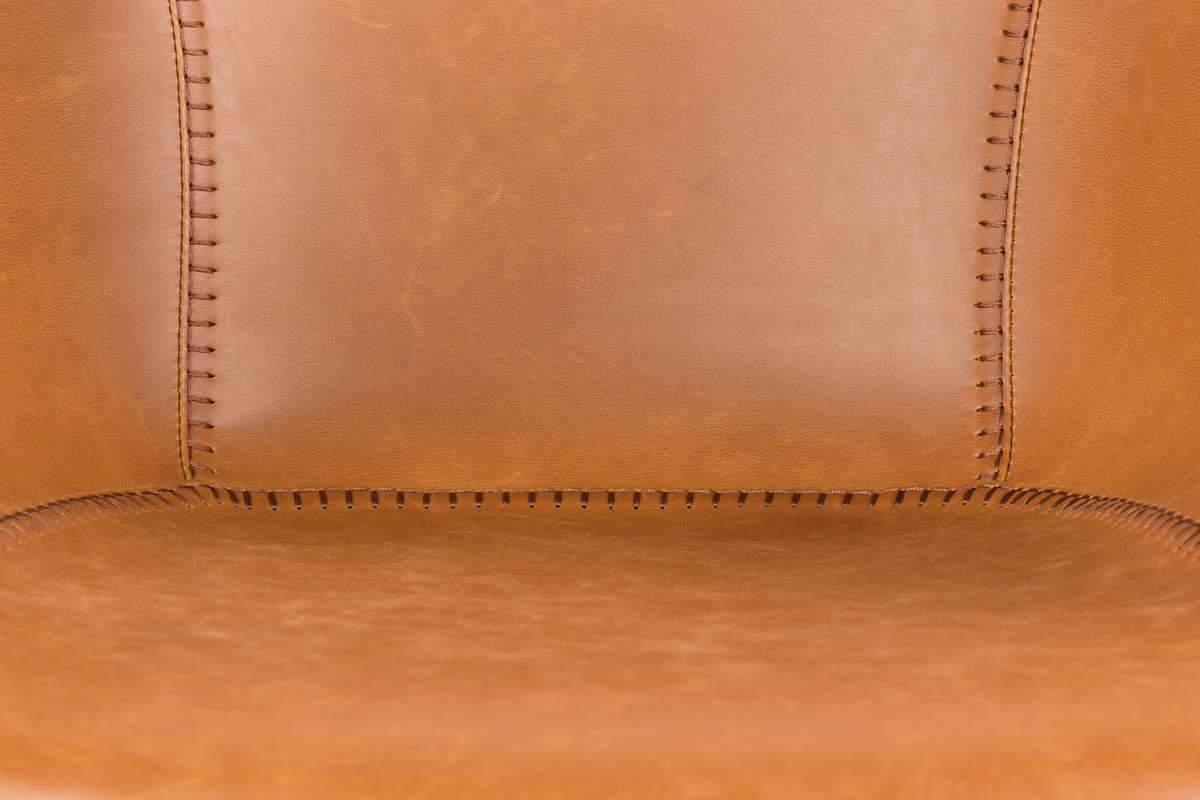 FESTON ecological leather armchair brown - Eye on Design