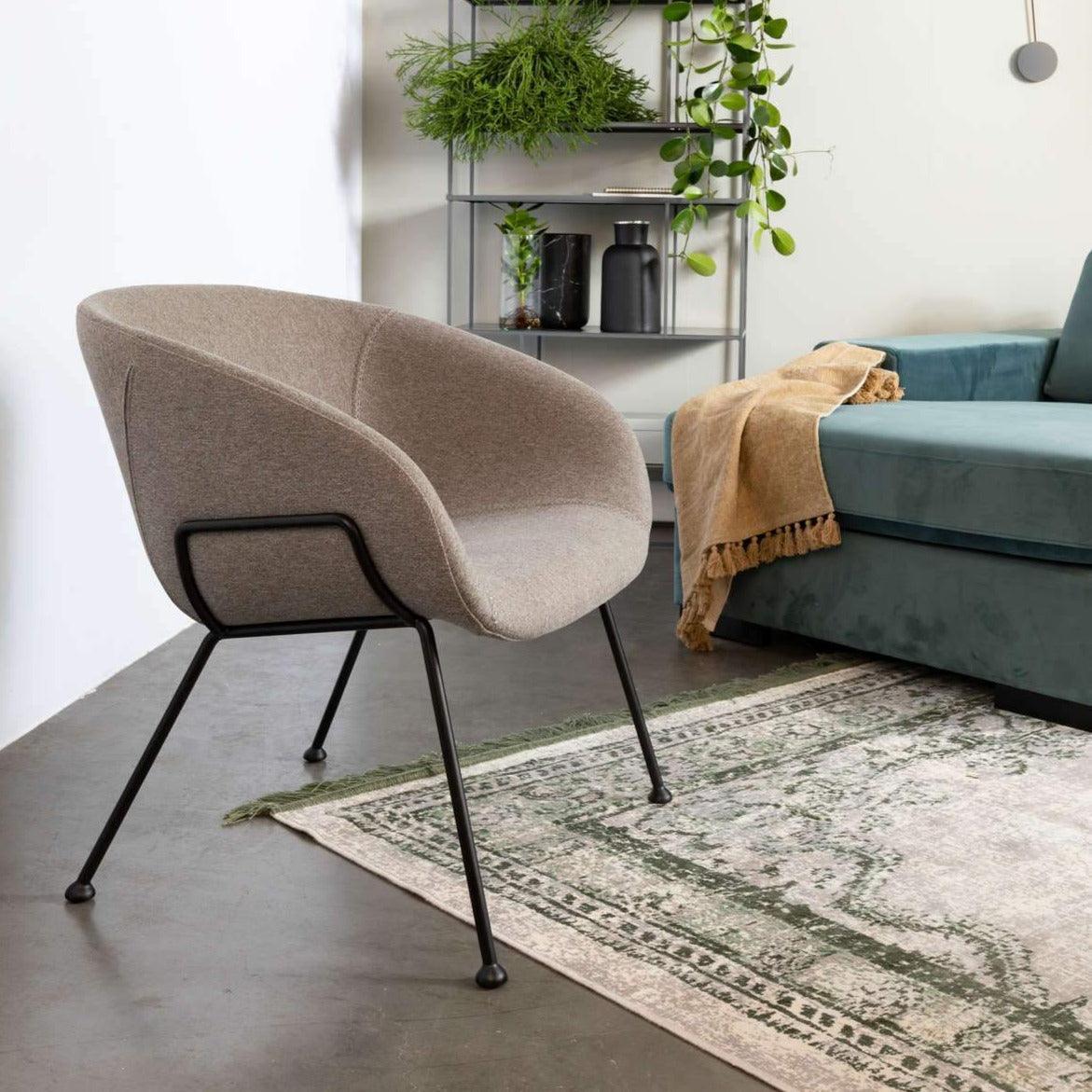 FESTON lounge armchair grey - Eye on Design