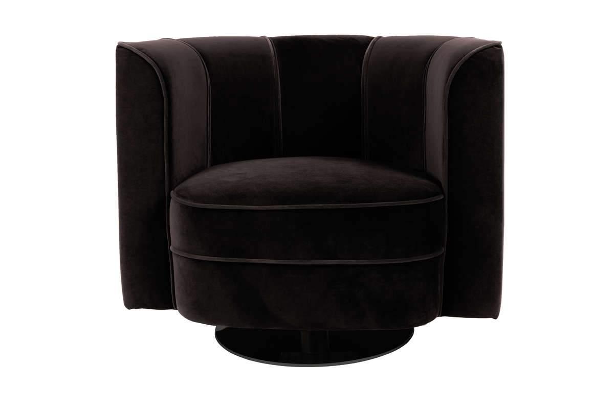 FLOWER armchair black - Eye on Design