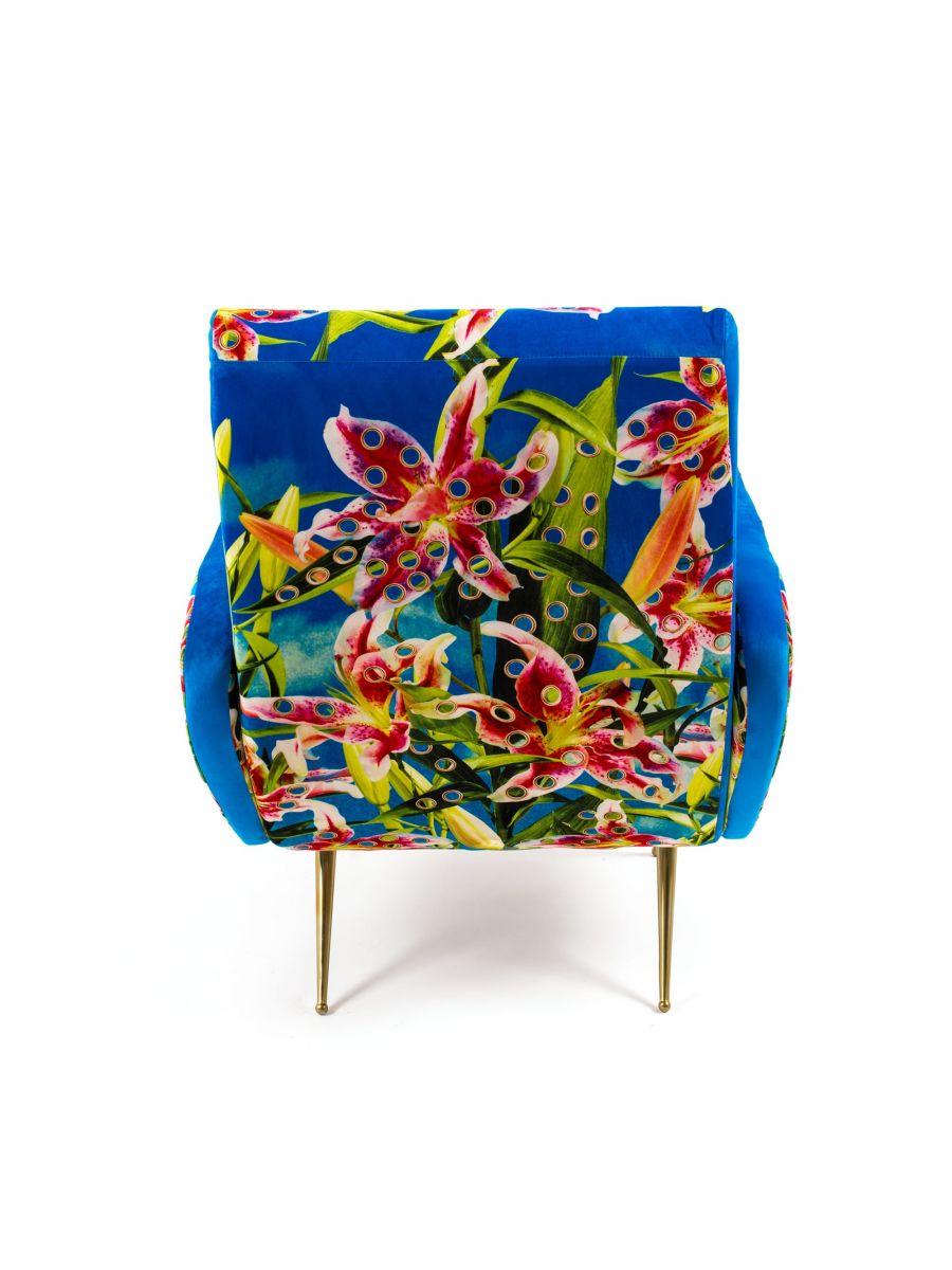 FLOWERS armchair blue - Eye on Design