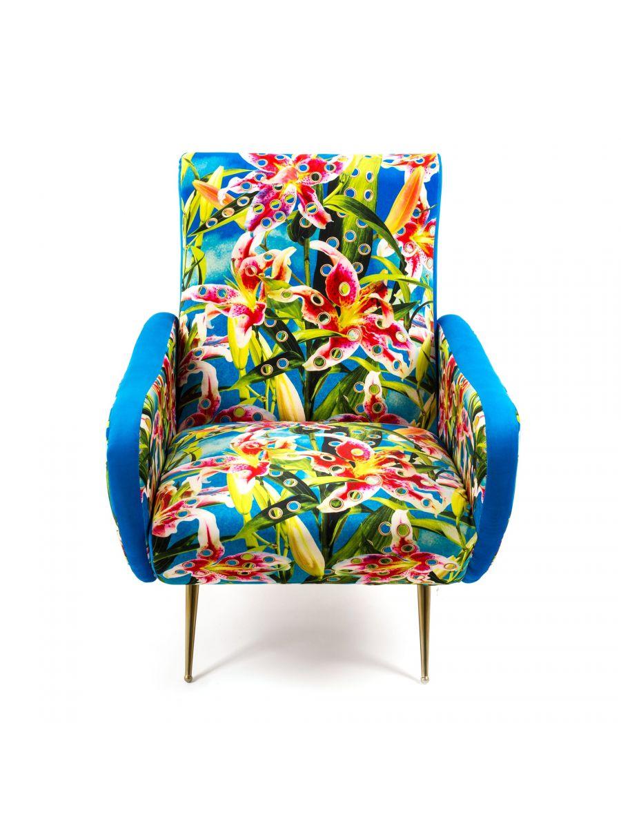 FLOWERS armchair blue - Eye on Design