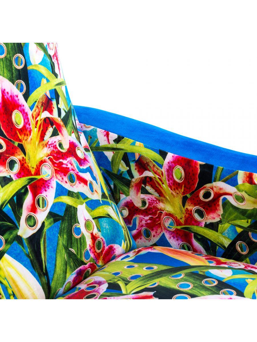 FLOWERS armchair blue - Eye on Design