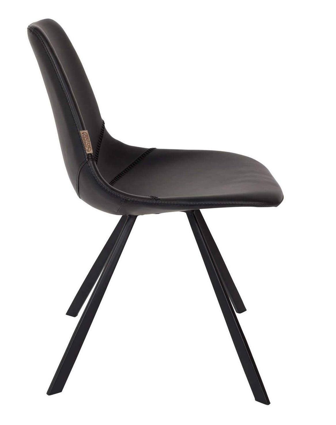 FRANKY chair eco leather black - Eye on Design