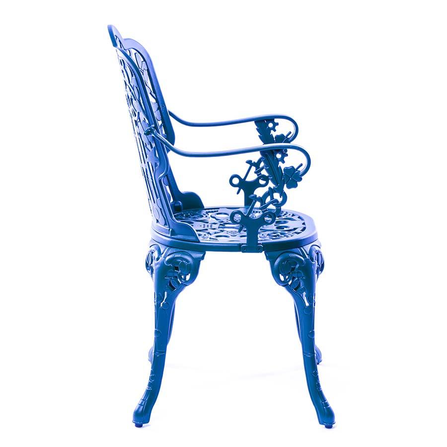 Garden armchair INDUSTRY blue - Eye on Design