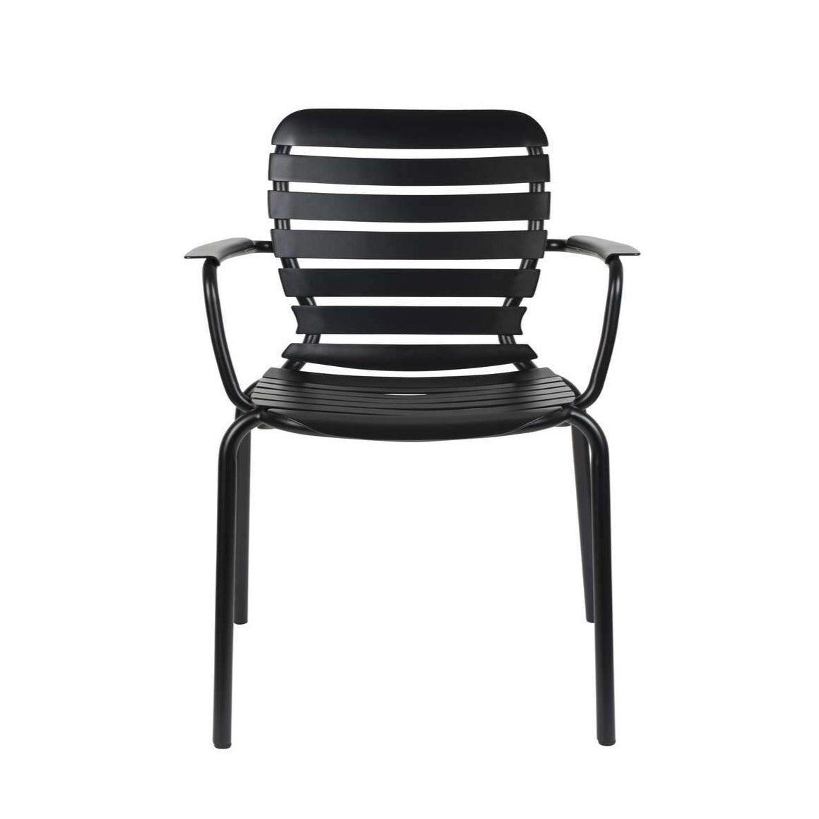 Garden chair with armrests VONDEL black, Zuiver, Eye on Design