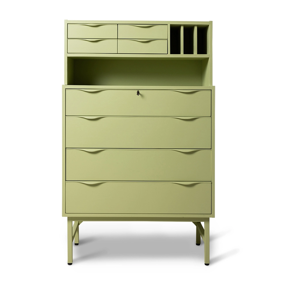 SECRETAIRY chest of drawers green, HKliving, Eye on Design