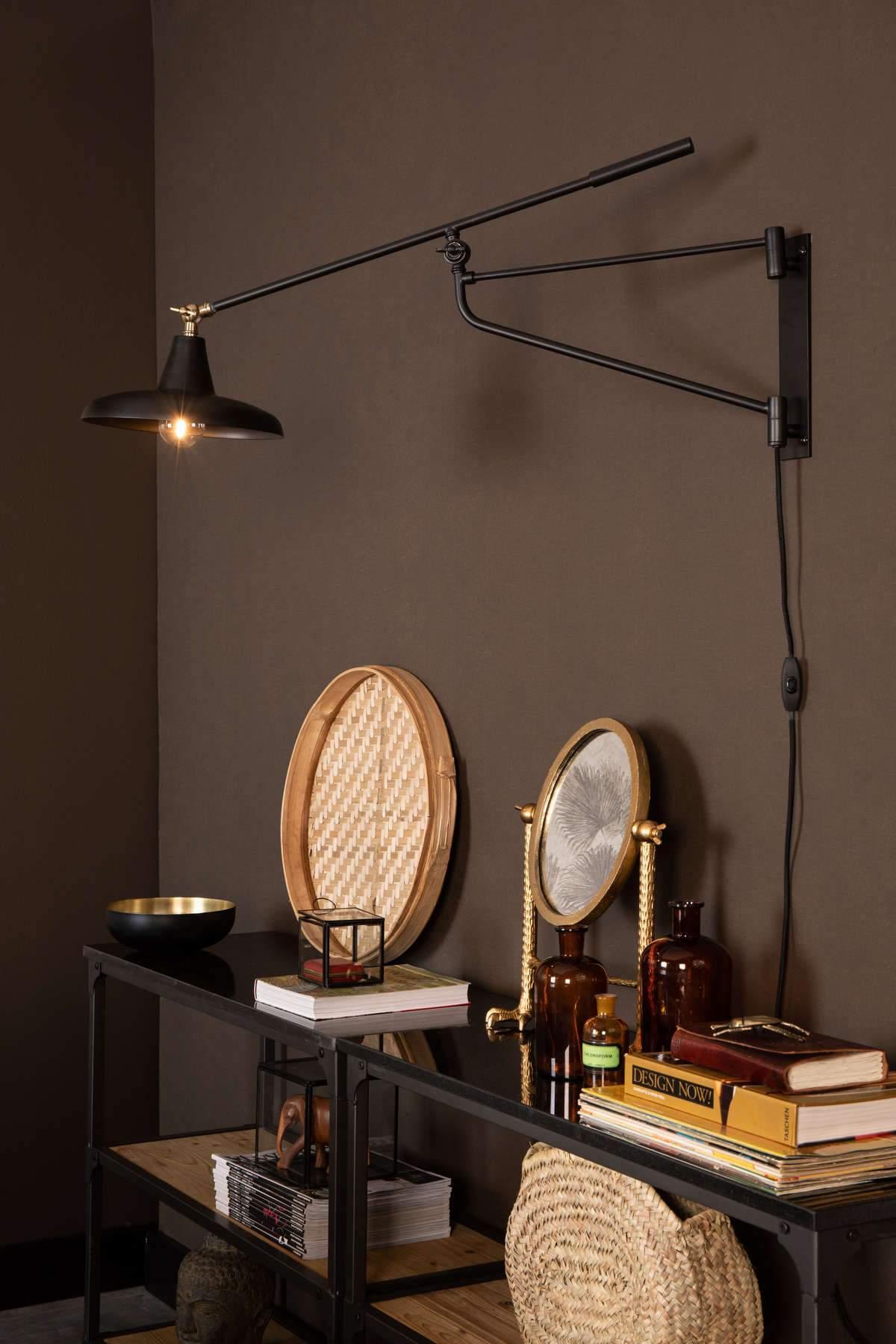 HECTOR wall lamp black, Dutchbone, Eye on Design