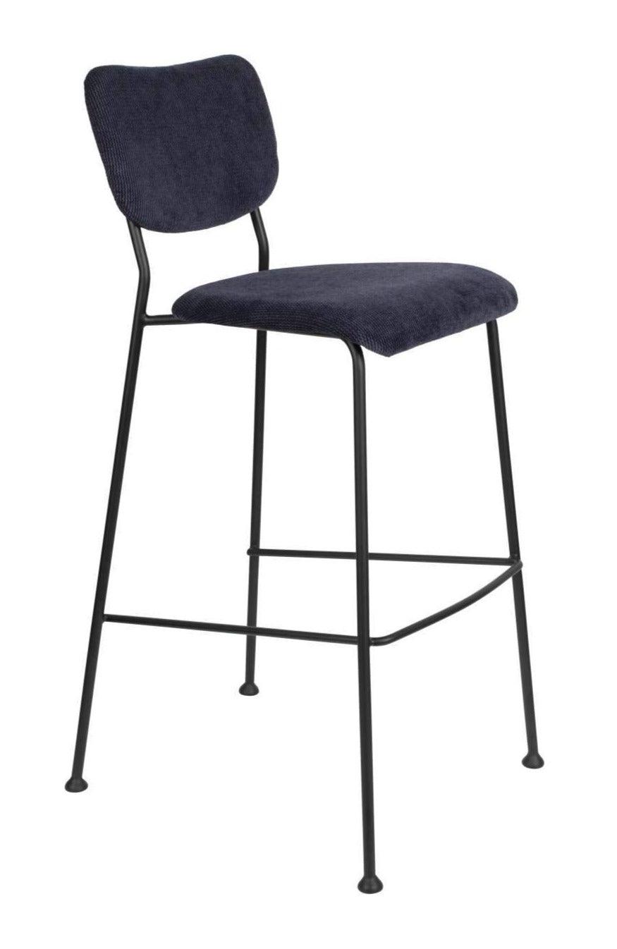 Hocker BENSON navy blue, Zuiver, Eye on Design