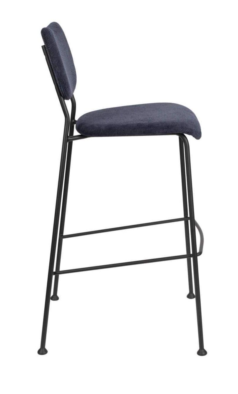 Hocker BENSON navy blue, Zuiver, Eye on Design