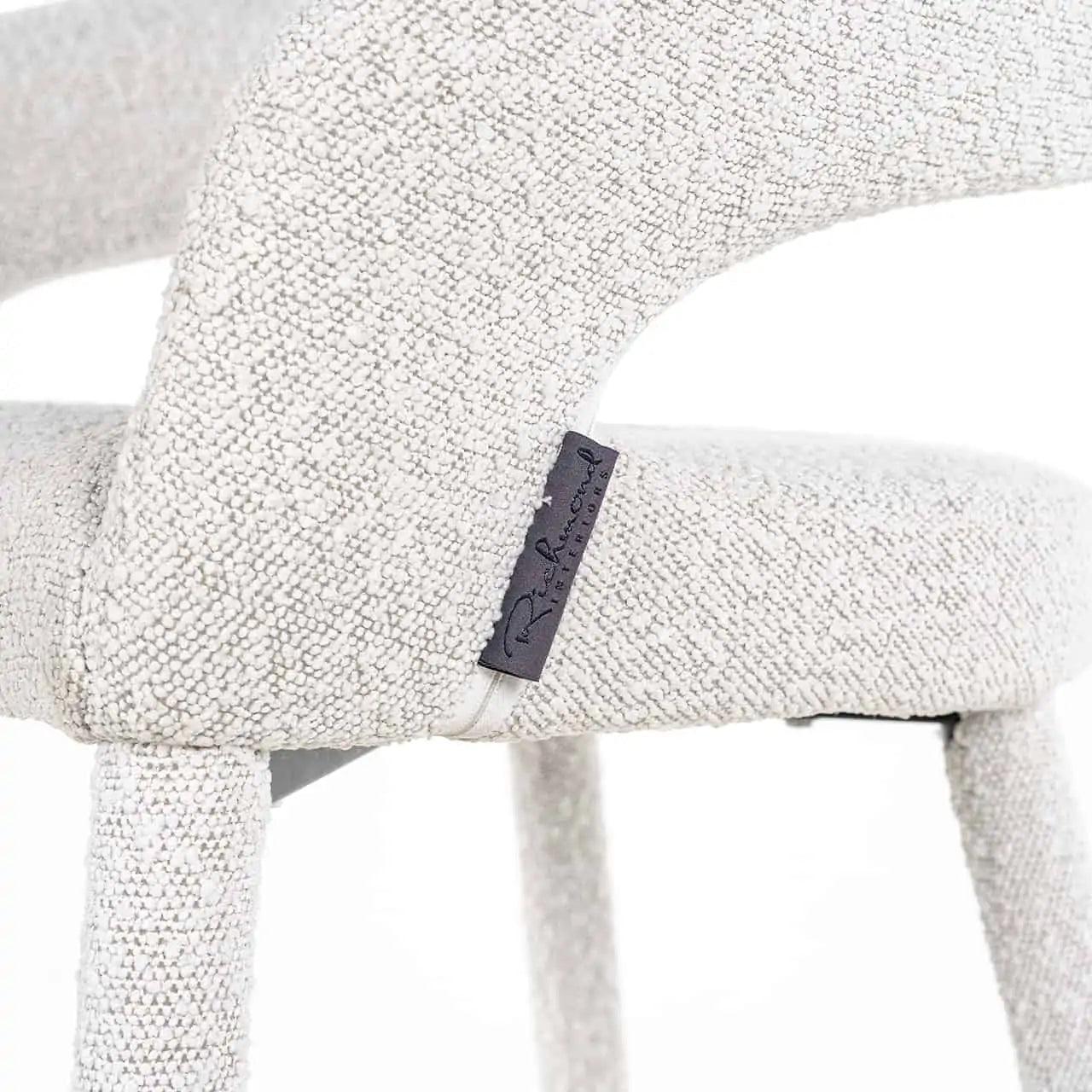 Hocker TURIN bouclé white - Eye on Design