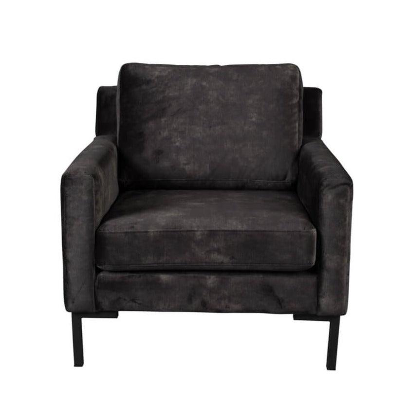 HOUDA anthracite armchair, Dutchbone, Eye on Design