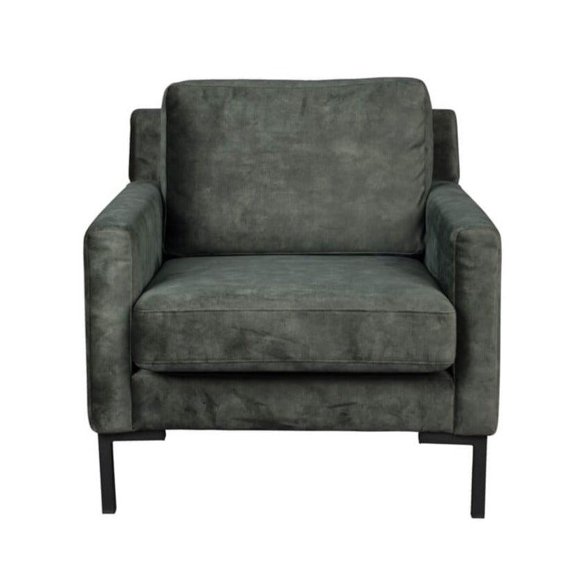 HOUDA armchair green, Dutchbone, Eye on Design