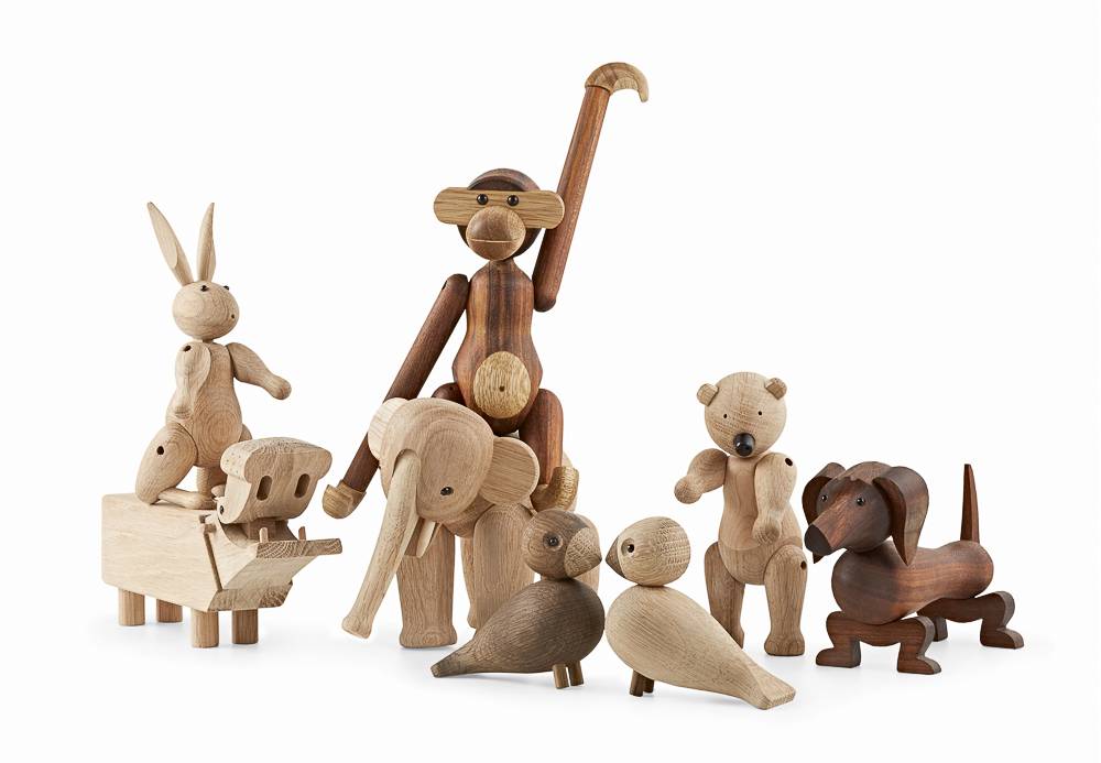 Decorative figurine ELEPHANT oak wood