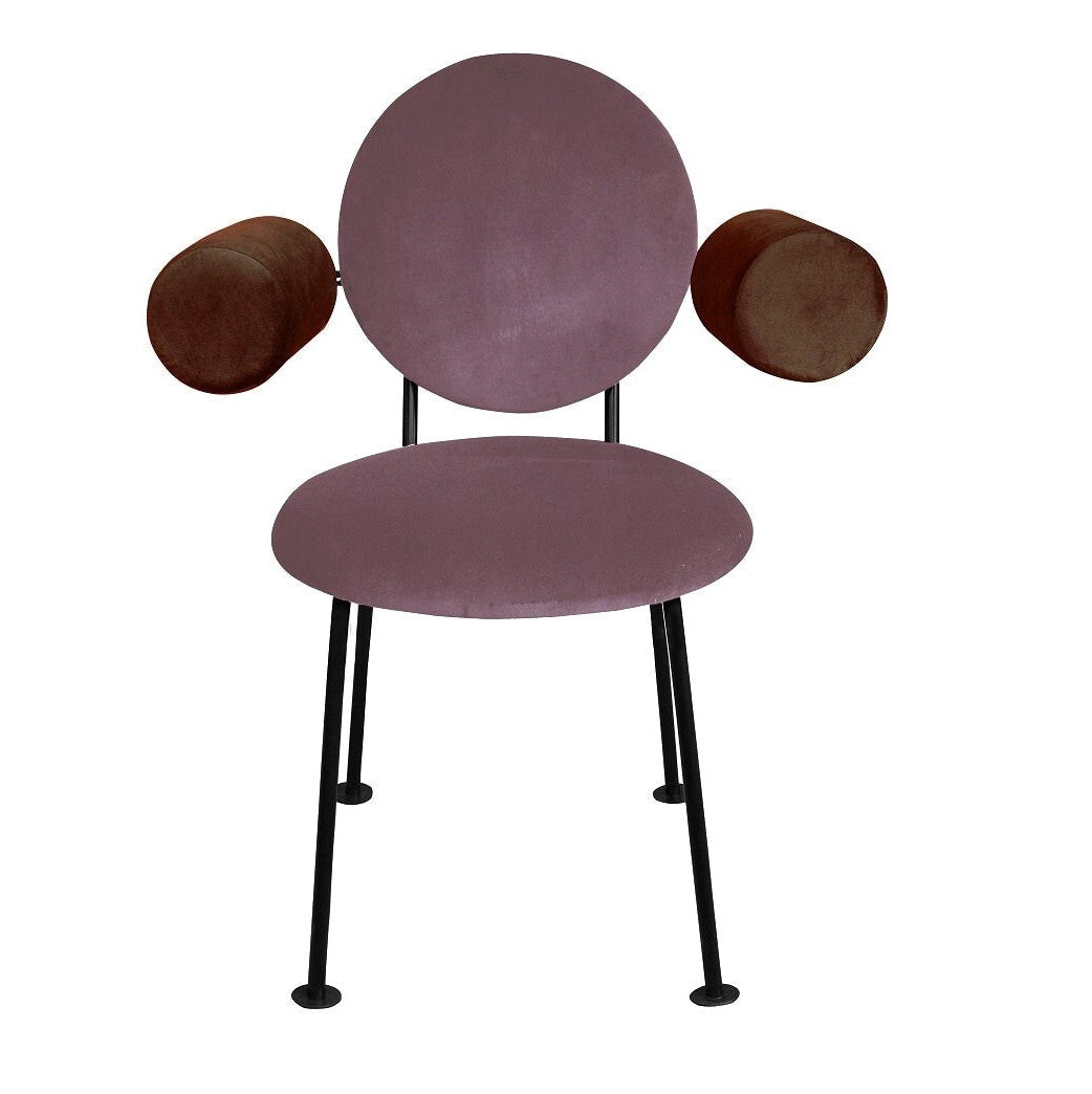 MEDALLION armchair purple/brown, Happy Barok, Eye on Design