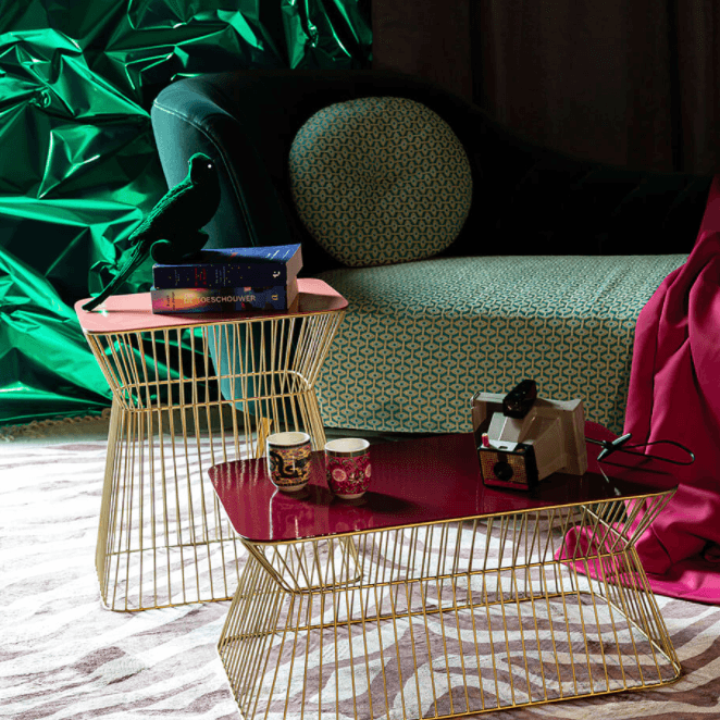 Side table NO OFFENCE red, Bold Monkey, Eye on Design