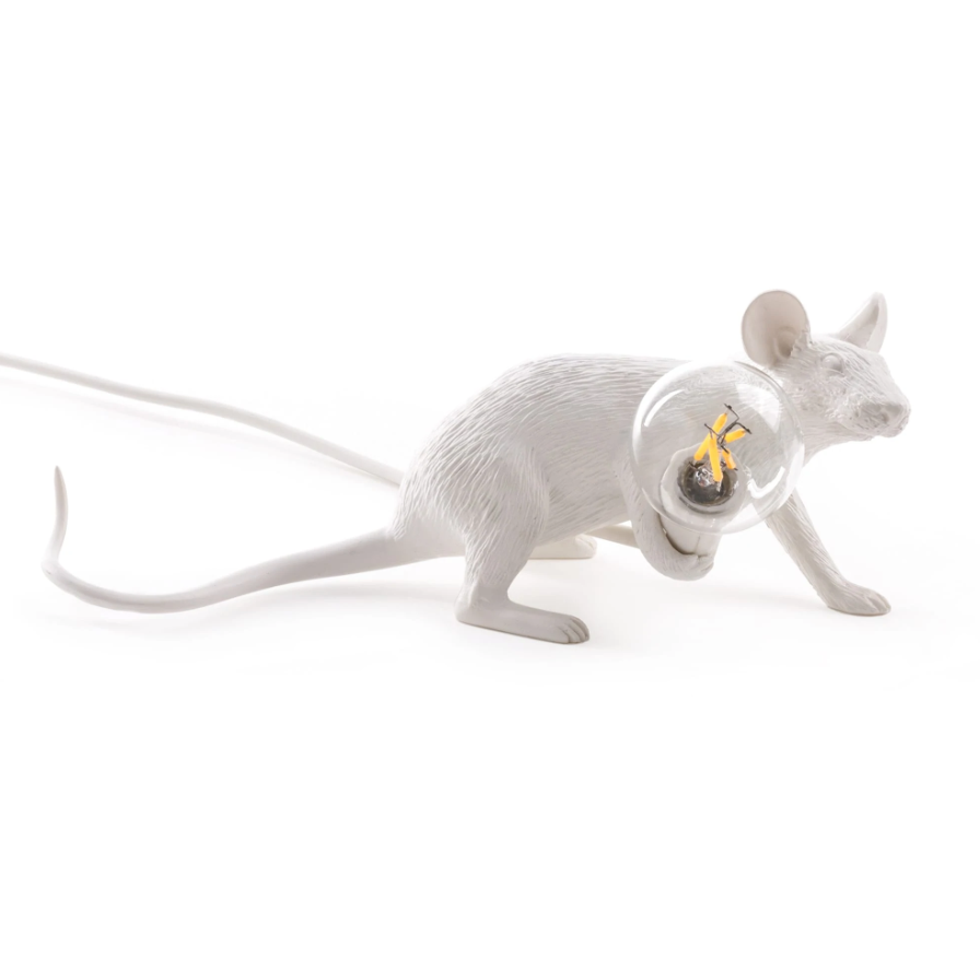 MOUSE LOP Lampe weiß