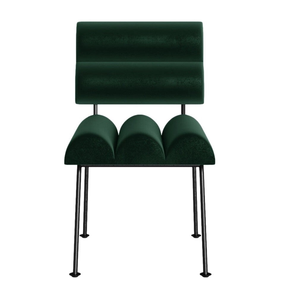 ROLL &amp; ROLL chair dark green, Happy Barok, Eye on Design