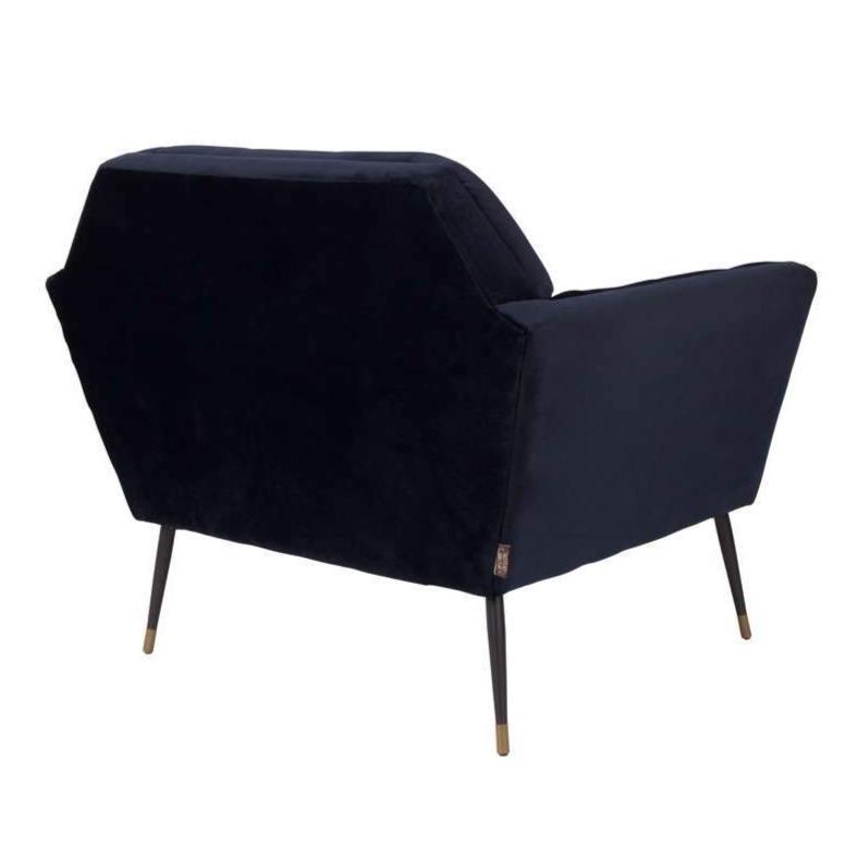 KATE lounge armchair navy blue - Eye on Design