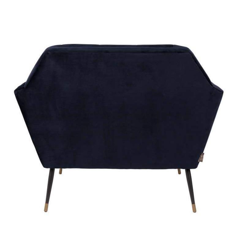 KATE lounge armchair navy blue - Eye on Design