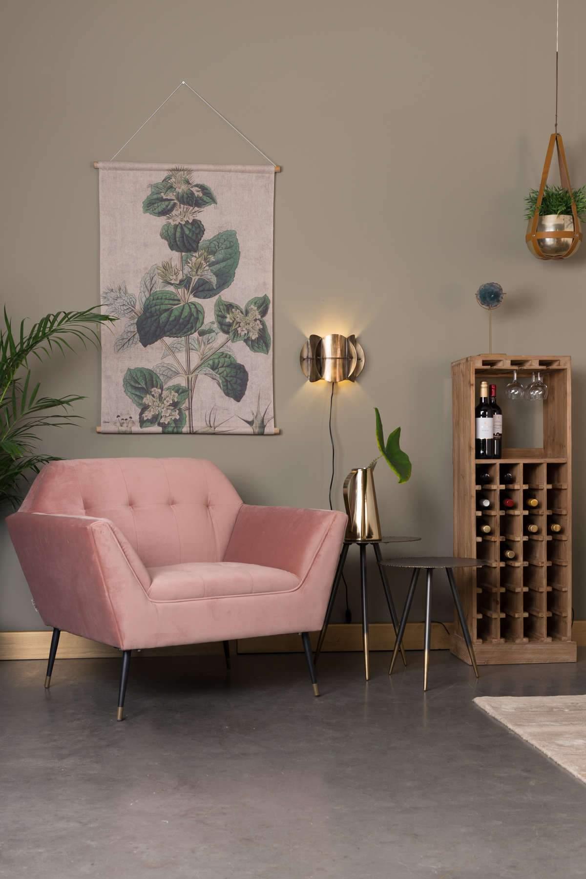 KATE lounge armchair pink - Eye on Design